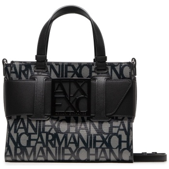 τσάντα armani exchange 942690 3f742 00850 beige/nero ύφασμα σε προσφορά