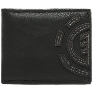 μεγάλο πορτοφόλι ανδρικό element daily wallet elyaa00136 fbk/flint black απομίμηση δέρματος/-απομίμη
