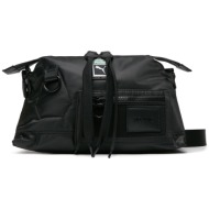 σάκος puma no.avg medium x-body bag 079727 black 01 ύφασμα - ύφασμα