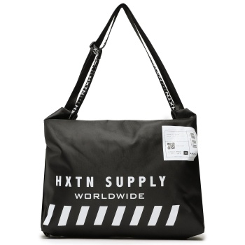 τσάντα hxtn supply urban-tote h156010 black υφασμα/-ύφασμα