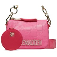 τσάντα steve madden bminiroy sm13001086-pnk pink απομίμηση δέρματος/-απομίμηση δέρματος