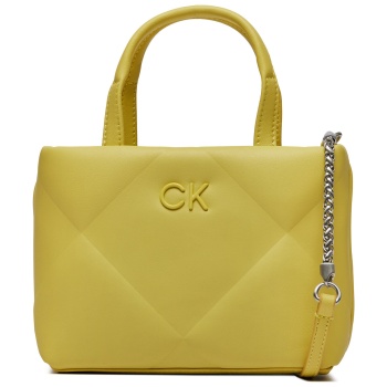 τσάντα calvin klein re-lock quilt tote mini k60k611340 σε προσφορά