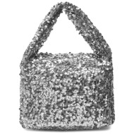 τσάντα jenny fairy mjr-k-085-a23k silver ύφασμα - ύφασμα