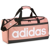 σάκος adidas essentials linear duffel bag medium il5764 wonder clay/white
