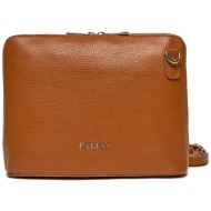 τσάντα ryłko r40721tb rudy si5 φυσικό δέρμα/grain leather