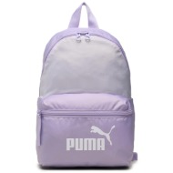 σακίδιο puma core base backpack 079467 02 vivid violet ύφασμα - ύφασμα