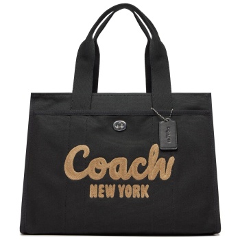 τσάντα coach cp163 black ύφασμα - ύφασμα σε προσφορά