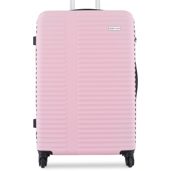 μεγάλη σκληρή βαλίτσα semi line t5645-6 ροζ υλικό/-υλικό σε προσφορά