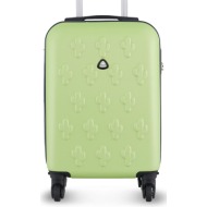 μικρή σκληρή βαλίτσα semi line t5631-2 πράσινο υλικό - υλικό υψηλής ποιότητας