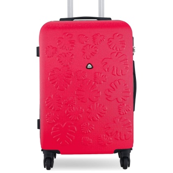 μεσαία σκληρή βαλίτσα semi line t5623-4 ροζ υλικό/-υλικό σε προσφορά