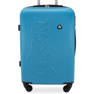 μεγάλη σκληρή βαλίτσα semi line t5627-6 σκούρο μπλε υλικό - υλικό υψηλής ποιότητας