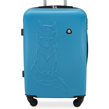 μεγάλη σκληρή βαλίτσα semi line t5627-6 σκούρο μπλε υλικό  σε προσφορά