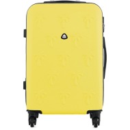 μεγάλη σκληρή βαλίτσα semi line t5629-6 κίτρινο υλικό/-υλικό υψηλής ποιότητας