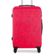 μεγάλη σκληρή βαλίτσα semi line t5623-6 ροζ υλικό/-υλικό υψηλής ποιότητας