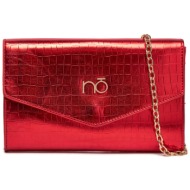 τσάντα nobo nbag-n1350-c005 κόκκινο απομίμηση δέρματος/-απομίμηση δέρματος