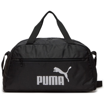 σάκος puma phase sports bag 079949 01 puma black ύφασμα  σε προσφορά