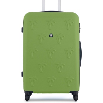 μεγάλη βαλίτσα semi line t5703-3 zielony υλικό - abs σε προσφορά