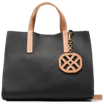 τσάντα unisa zedna dd black φυσικό δέρμα/grain leather σε προσφορά
