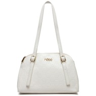 τσάντα nobo nbag-m0130-c000 λευκό απομίμηση δέρματος/-απομίμηση δέρματος