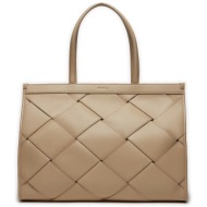 τσάντα marella pathos 2413511036 ivory 001 φυσικό δέρμα/grain leather