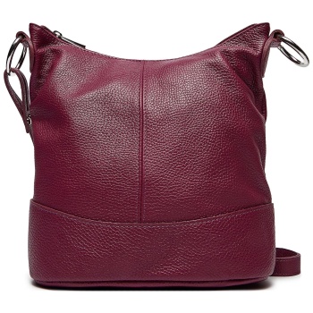 τσάντα creole k11426 plum d94 φυσικό δέρμα/grain leather σε προσφορά