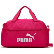 σάκος puma 079949 11 ροζ ύφασμα - ύφασμα