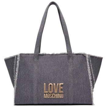 τσάντα love moschino jc4320pp0ikq0765 azzurro ύφασμα 