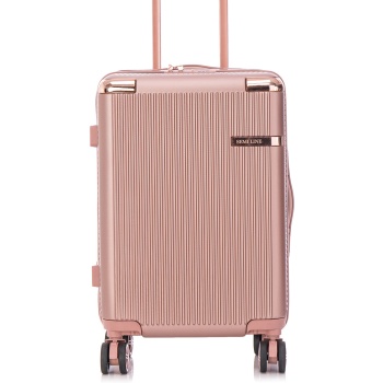 βαλίτσα καμπίνας semi line t5664-3 ροζ υλικό - abs σε προσφορά
