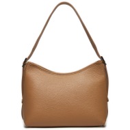 τσάντα creole k11396 tan d85 φυσικό δέρμα - grain leather