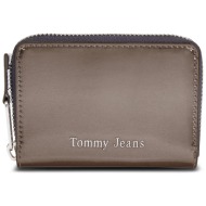 γυναικείο πορτοφόλι tommy jeans aw0aw15448 gunmetal pcs
