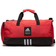 σάκος adidas 4athlts duffel bag small ir9763 brired/black/white υφασμα/-ύφασμα