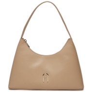 τσάντα furla diamante s shoulder bag wb00782-ax0733-0378s-1007 grano