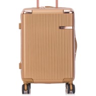 βαλίτσα καμπίνας semi line t5663-3 χρυσό υλικό - abs