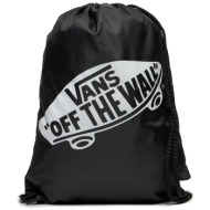 σακίδιο πλάτης πουγκί vans benched bag vn000hecblk1 black ύφασμα - ύφασμα
