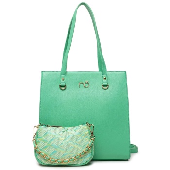 τσάντα nobo nbag-m2470-c008 πράσινο απομίμηση σε προσφορά