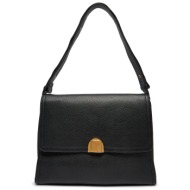 τσάντα ted baker imilily 273864 black φυσικό δέρμα - grain leather
