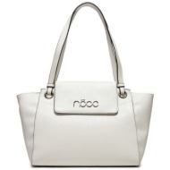 τσάντα nobo nbag-m0390-c000 λευκό απομίμηση δέρματος/-απομίμηση δέρματος