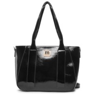 τσάντα monnari torimp0-24w-bag1610-k020d000-r00 black απομίμηση δέρματος/-απομίμηση δέρματος