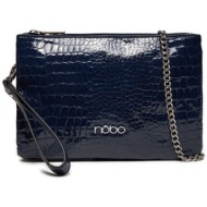 τσάντα nobo nbag-p1520-c013 σκούρο μπλε απομίμηση δέρματος/-απομίμηση δέρματος