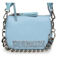 τσάντα steve madden sm13001086-lbl light blue απομίμηση δέρματος/-απομίμηση δέρματος