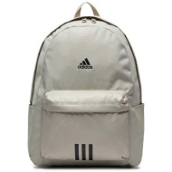 σακίδιο adidas classic badge of sport 3-stripes backpack ir9757 putgre/black υφασμα/-ύφασμα