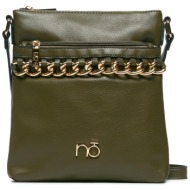 τσάντα nobo nbag-r0190-c008 πράσινο απομίμηση δέρματος/-απομίμηση δέρματος