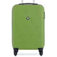 βαλίτσα καμπίνας semi line t5703-1 zielony υλικό - abs