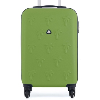 βαλίτσα καμπίνας semi line t5703-1 zielony υλικό - abs σε προσφορά