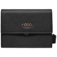 τσάντα nobo nbag-p2290-c020 μαύρο απομίμηση δέρματος/-saffiano