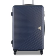 μεσαία βαλίτσα semi line t5691-2 niebiesko/fioletowy υλικό - abs