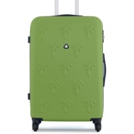 μεσαία βαλίτσα semi line t5703-2 zielony υλικό - abs