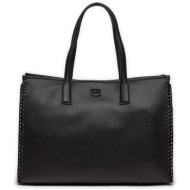τσάντα marella varenna 2413511016 black 002 φυσικό δέρμα/grain leather