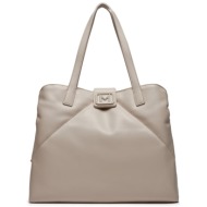 τσάντα marella whist 2413511106 white 005 φυσικό δέρμα/grain leather
