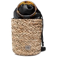 τσάντα nobo nbag-xk0460-cm20 czarny z beżowym υλικό/-υλικό υψηλής ποιότητας